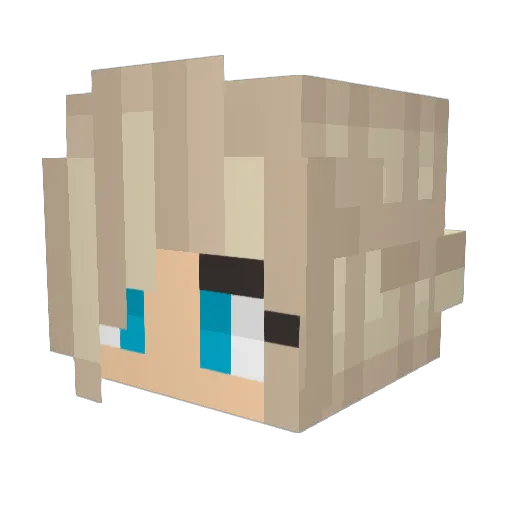 Virra_sz Minecraft avatar head, 3D render