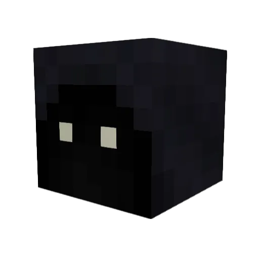 VirtualBard Minecraft avatar head, 3D render