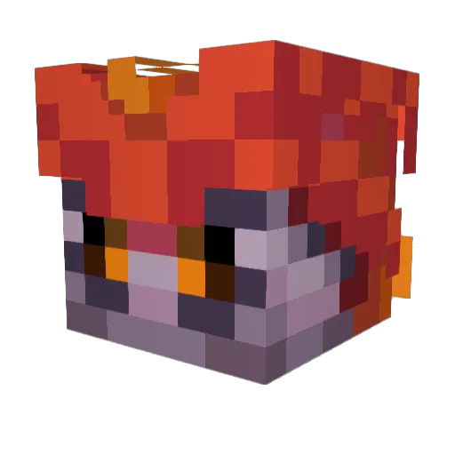 VirtualYetti Minecraft avatar head, 3D render