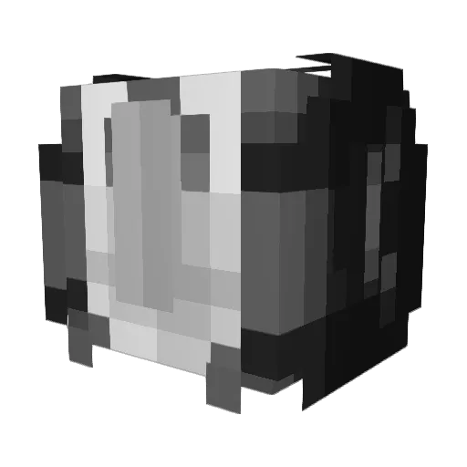 Virtual_Fleeces Minecraft avatar head, 3D render