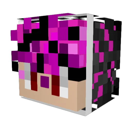 Virtual_R3ality Minecraft avatar head, 3D render