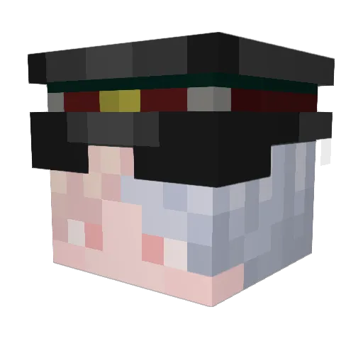 VirtuoS_ Minecraft avatar head, 3D render