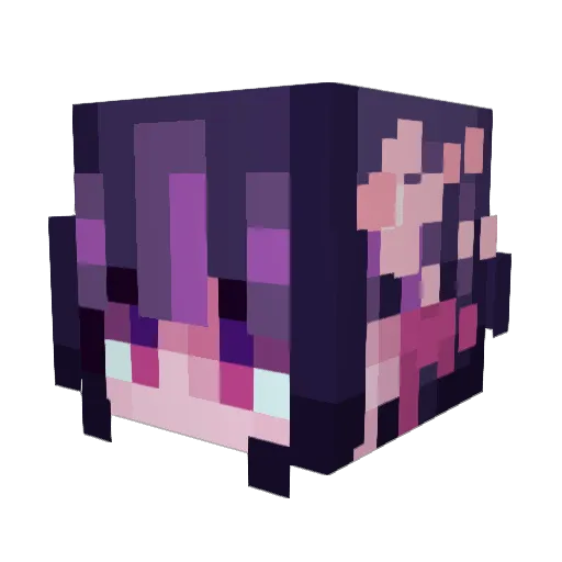 VirtuousZipper83 Minecraft avatar head, 3D render