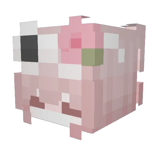 Virtus660 Minecraft avatar head, 3D render