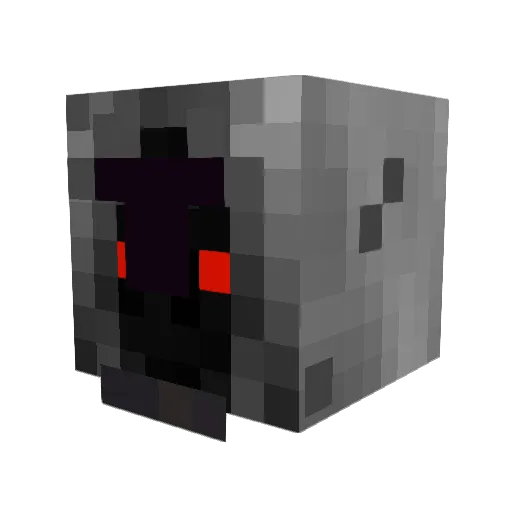 Virus34781 Minecraft avatar head, 3D render