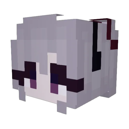 VirusASV Minecraft avatar head, 3D render