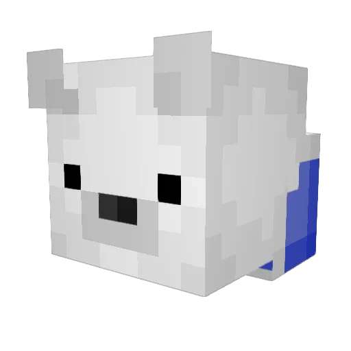 VirusSlayer32 Minecraft avatar head, 3D render