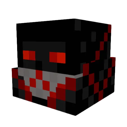 VirusTZ Minecraft avatar head, 3D render