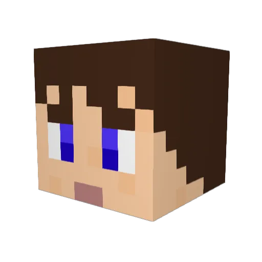 VirusViper1 Minecraft avatar head, 3D render