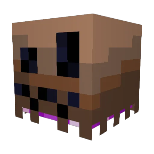 VirusXP Minecraft avatar head, 3D render