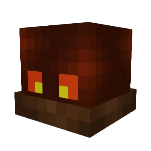 VirutI Minecraft avatar head, 3D render