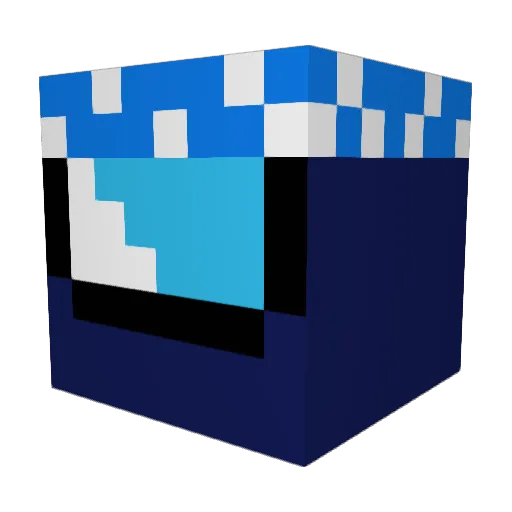 ViscidSaturn3 Minecraft avatar head, 3D render