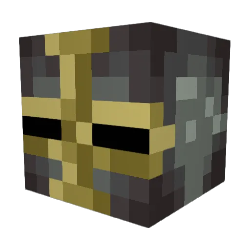 ViscountNugget Minecraft avatar head, 3D render