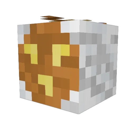 ViscousCustard Minecraft avatar head, 3D render