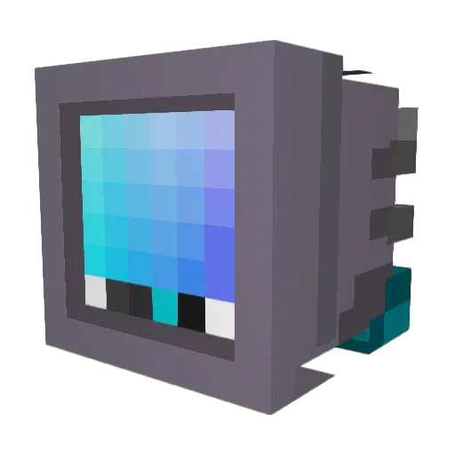 Vise2 Minecraft avatar head, 3D render