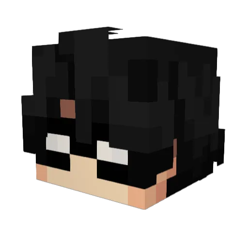 Viseq Minecraft avatar head, 3D render