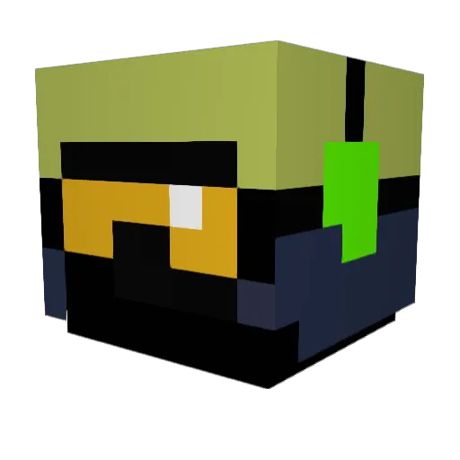 Viserion05 Minecraft avatar head, 3D render