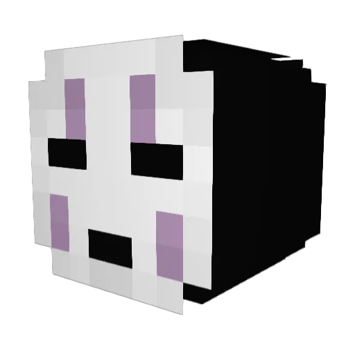 Vishalobos Minecraft avatar head, 3D render