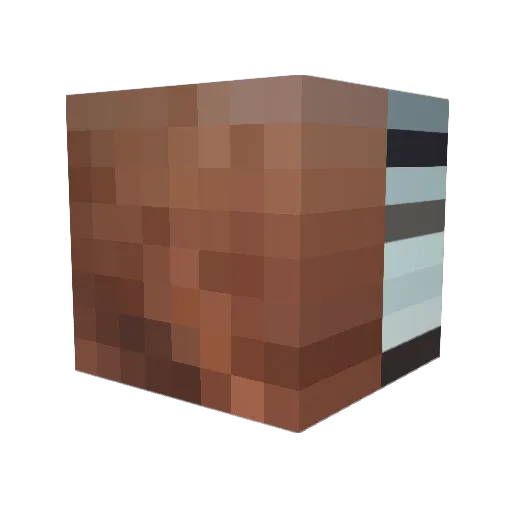 Vishler Minecraft avatar head, 3D render