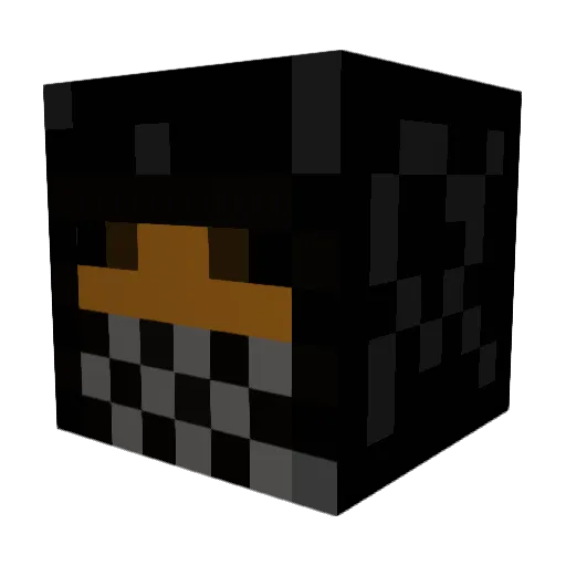 Vishrut Minecraft avatar head, 3D render