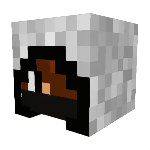 Visi_Playz Minecraft avatar head, 3D render