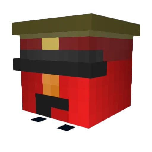 VisibleHat62110 Minecraft avatar head, 3D render