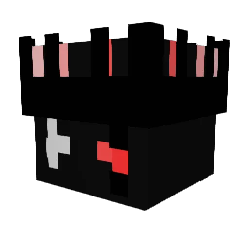 Vision1207 Minecraft avatar head, 3D render