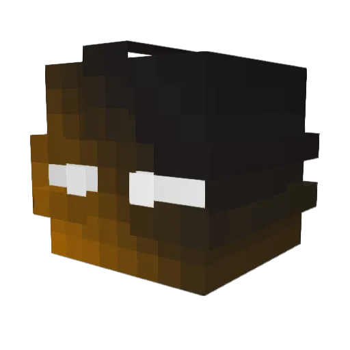VisionAim Minecraft avatar head, 3D render