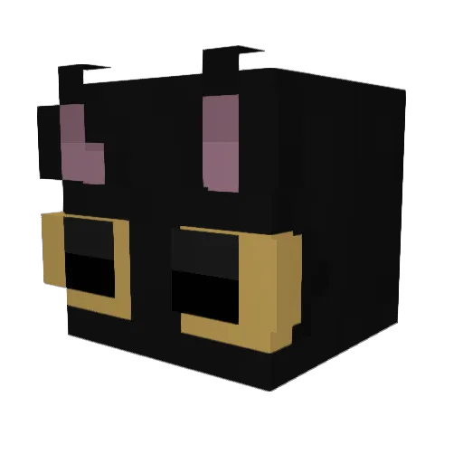 Visionz3381 Minecraft avatar head, 3D render