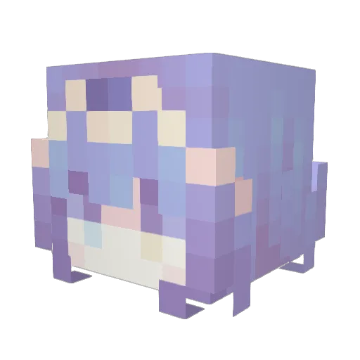 VisoCG Minecraft avatar head, 3D render