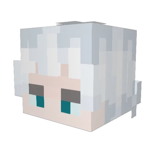 Visoerd Minecraft avatar head, 3D render