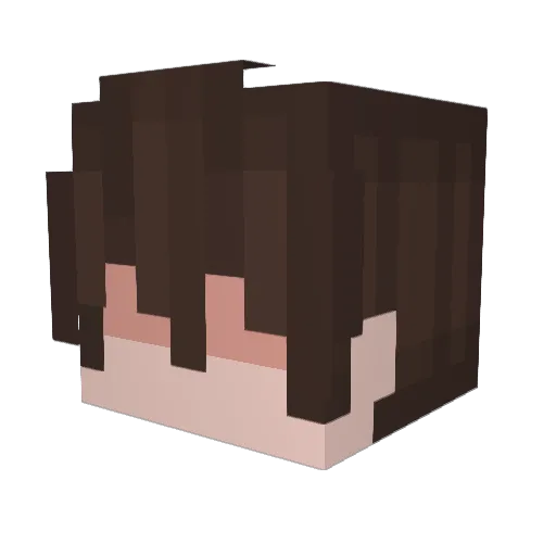 Visor_0 Minecraft avatar head, 3D render