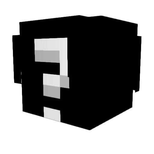 VistusHS Minecraft avatar head, 3D render