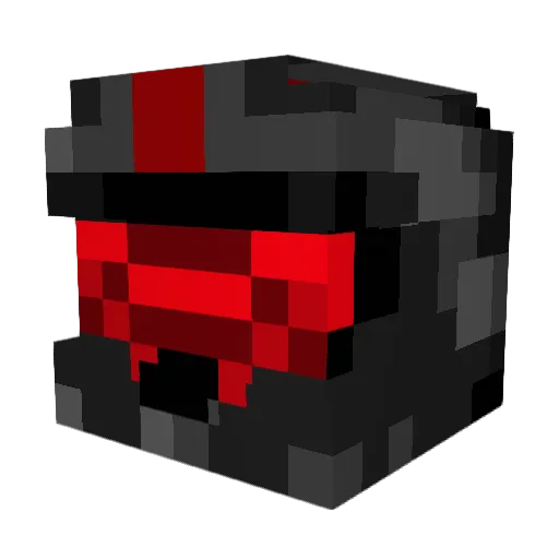 VisualHorizons Minecraft avatar head, 3D render