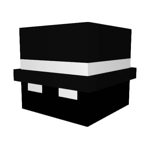 Visuality324 Minecraft avatar head, 3D render