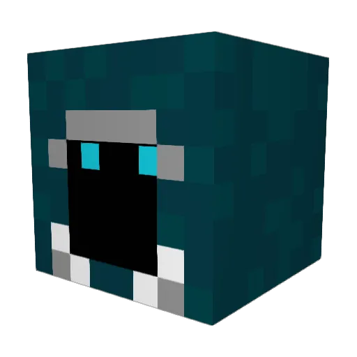 Visurient Minecraft avatar head, 3D render