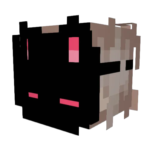 Vita515 Minecraft avatar head, 3D render