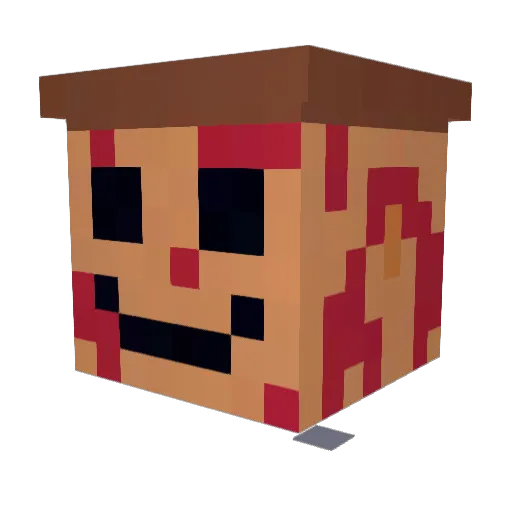 VitaVale Minecraft avatar head, 3D render