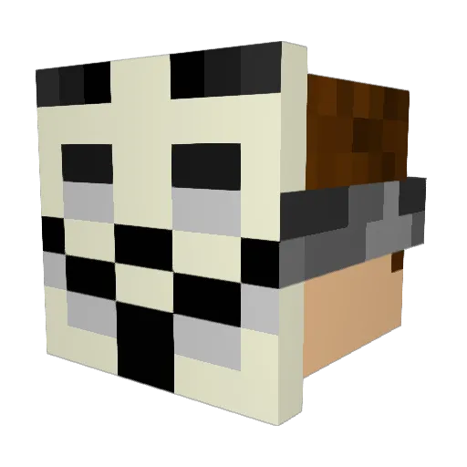 Vita_67 Minecraft avatar head, 3D render