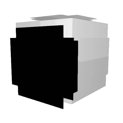 Vital5 Minecraft avatar head, 3D render