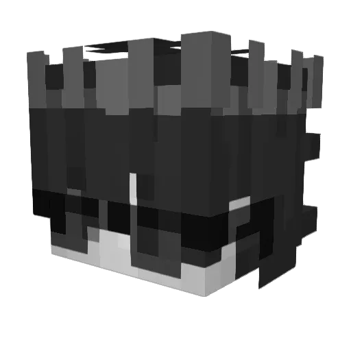 VitalityVanguard Minecraft avatar head, 3D render