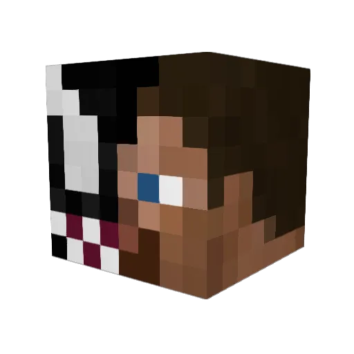 Vitalvz Minecraft avatar head, 3D render
