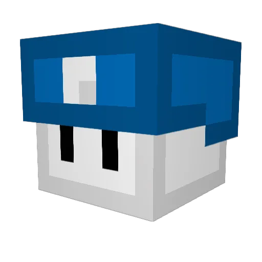ViterGS Minecraft avatar head, 3D render