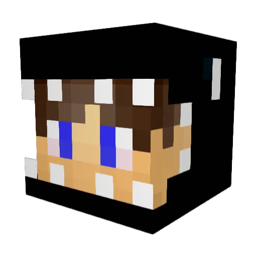 VithorhugoK Minecraft avatar head, 3D render