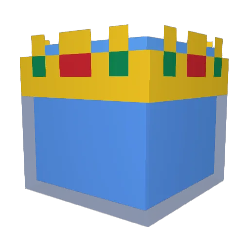 Vitinzap Minecraft avatar head, 3D render
