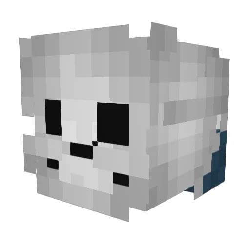 Vito1979 Minecraft avatar head, 3D render