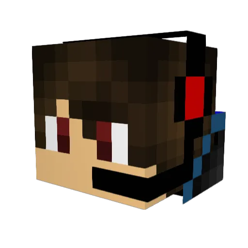Vitor_Gamerr Minecraft avatar head, 3D render