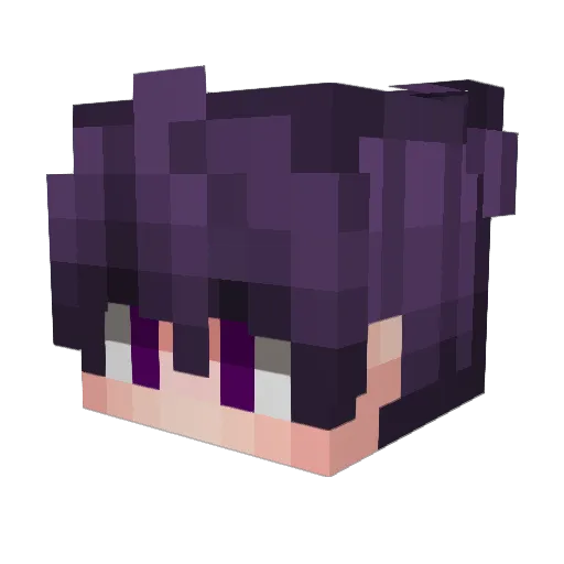 Vitto_Armin Minecraft avatar head, 3D render