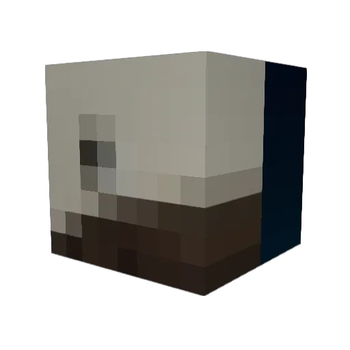 Vittorio626 Minecraft avatar head, 3D render
