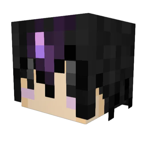 Viunus Minecraft avatar head, 3D render